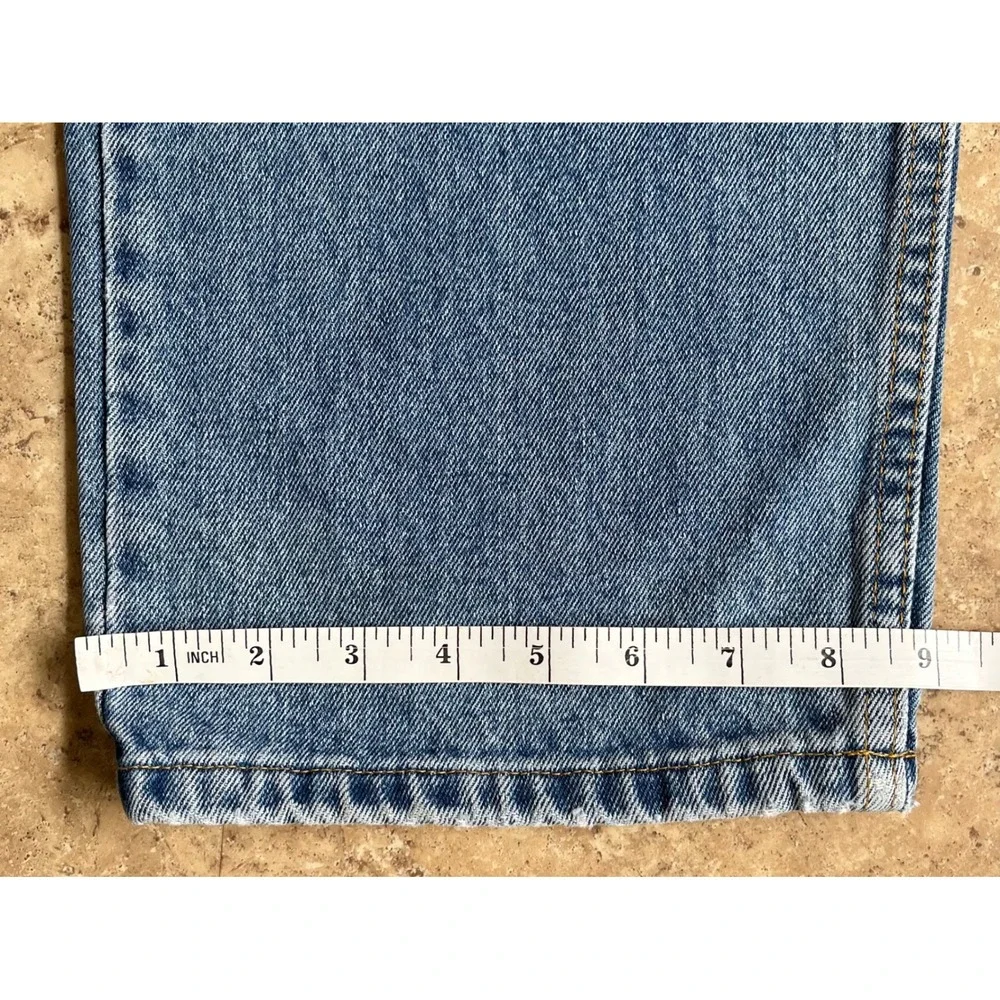 Vtg Polo Jeans Co Ralph Lauren Mens Straight Leg Denim‎ Blue Jeans RL Flag 36x32
